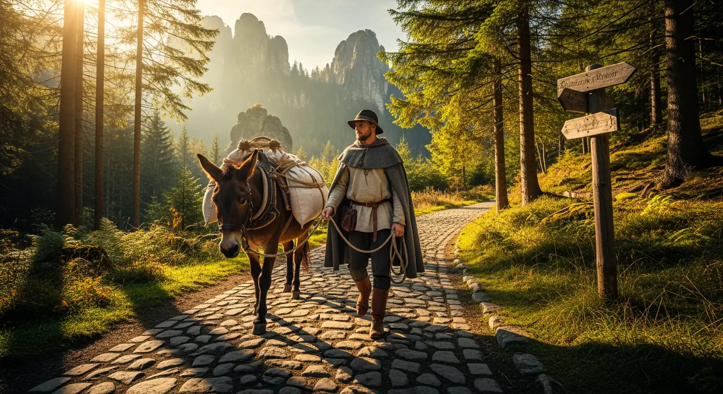 Welche Rolle spielte Waldhäuser als Salzhandelsweg im historischen Kontext?