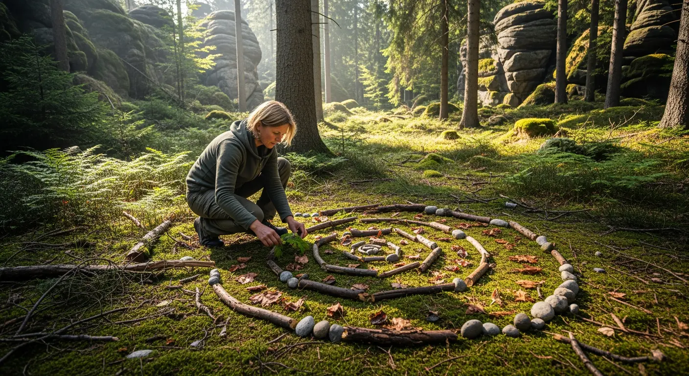 Ephemere Kunst im Nationalpark: Dürfen vergängliche Installationen im Schutzgebiet entstehen?